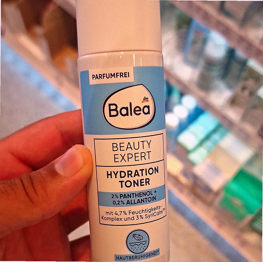 Balea Beauty Expert Hydration Toner parfümfrei vegan Panthenol 100 ml