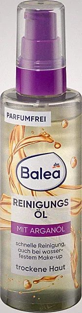 Balea Reinigungsöl 1 x 100 ml Parfumfrei, ohne Alkohol mit Arganöl