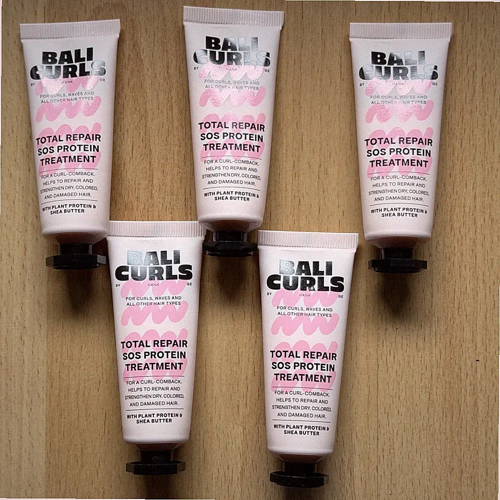 BALI CURLS 5x Total Repair SOS Protein Treatment à je 20 ml - Haarmaske