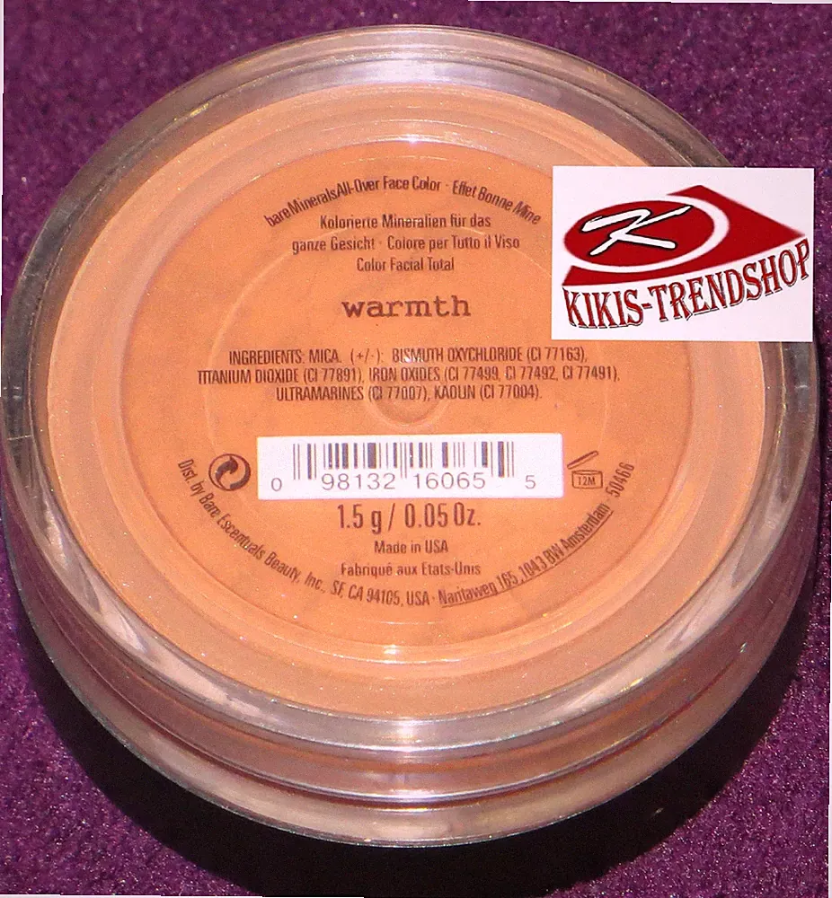 Bare Minerals, Escentuals, warmth All-Over Face Color 1,5g Click&Lock Dose