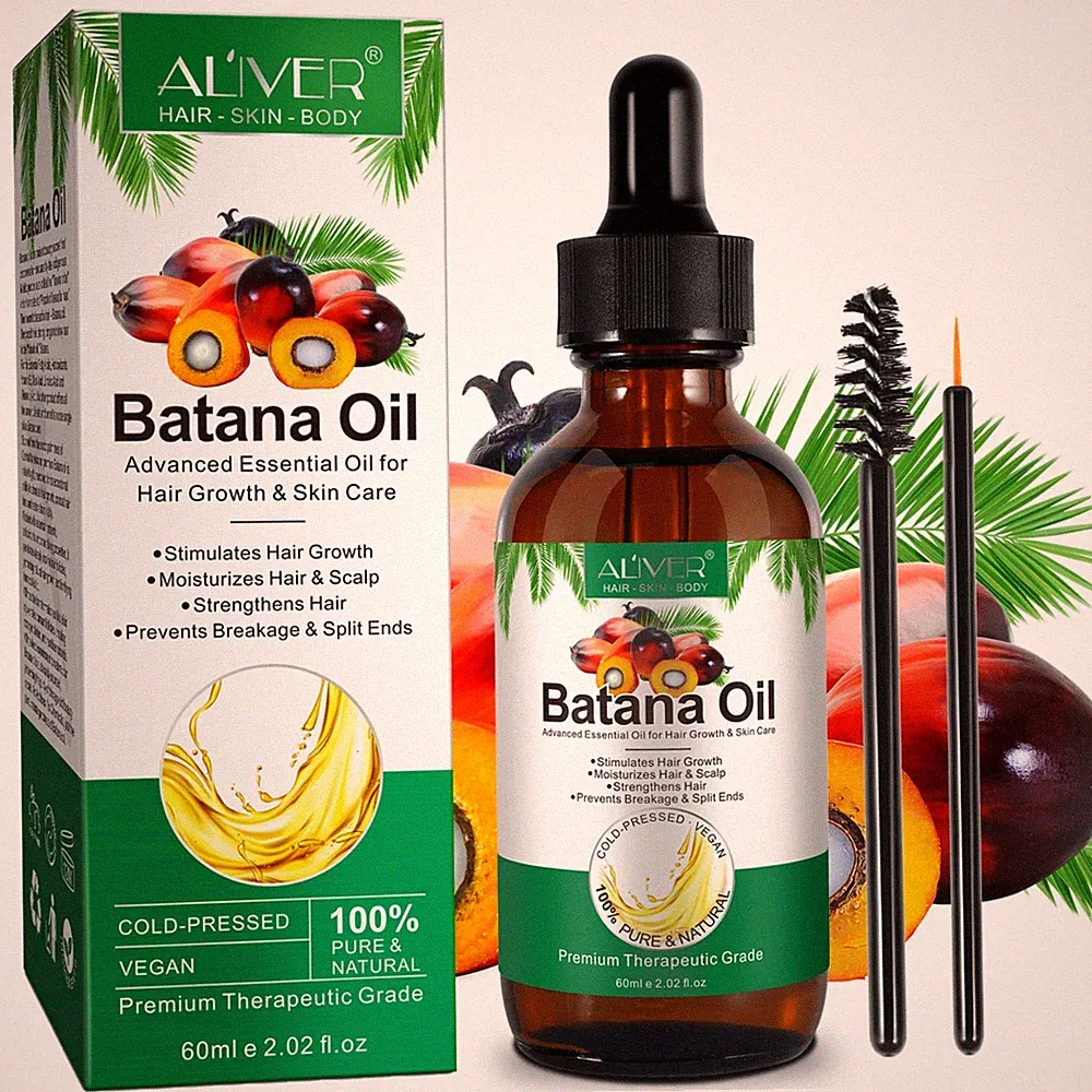 Batana Öl Oil für Haare Haarwachstum Haarpflege Gesicht Haut Nägel Vegan