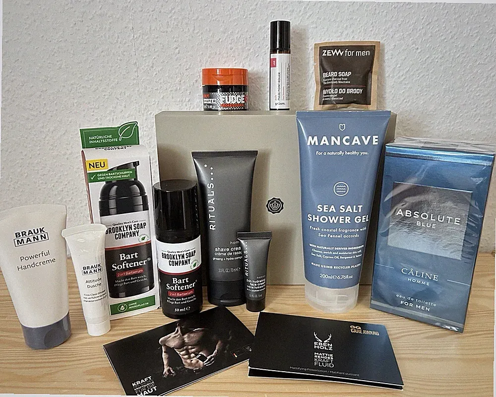 Beautybox für Herren CÂLINE Eau de Toilette Braukmann, Rituals Ebenholz, ZEW NEU