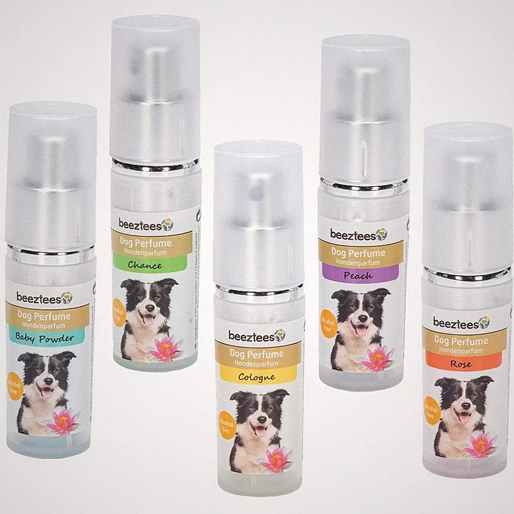 Beeztees Hundeparfüm - 5 verschiedene Düfte - Parfum für Hunde - Duftspray 9 ml