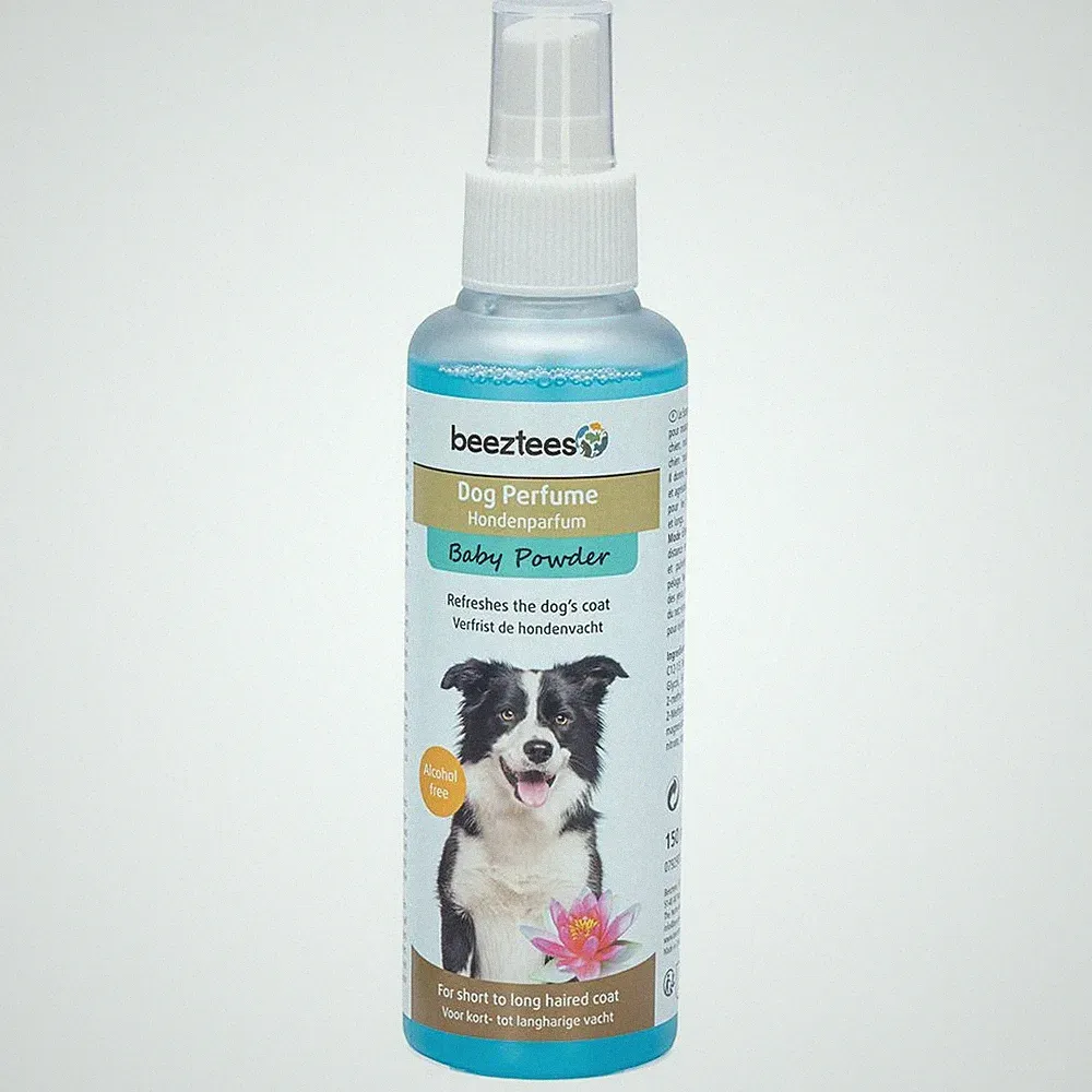 Beeztees Hundeparfüm - Babypuder Duft - Parfum für Hunde - Duftspray - 150 ml