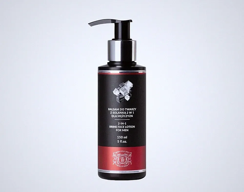 Beruhigender 2-in-1-After-Shave-Balsam für Männer „Wieliczka Solanka“ – feuchtig