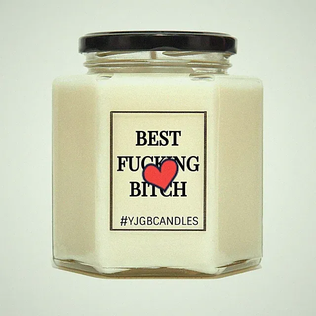 Best F*cking B*tch, Geschenk für Freund, reif, lustiges Geschenk, Kerzen, TRAGEND