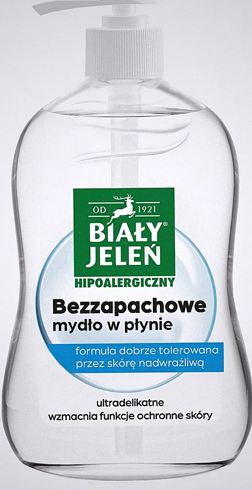 BIAŁY JELEŃ Flüssigseife, parfümfrei, hypoallergen, 500 ml