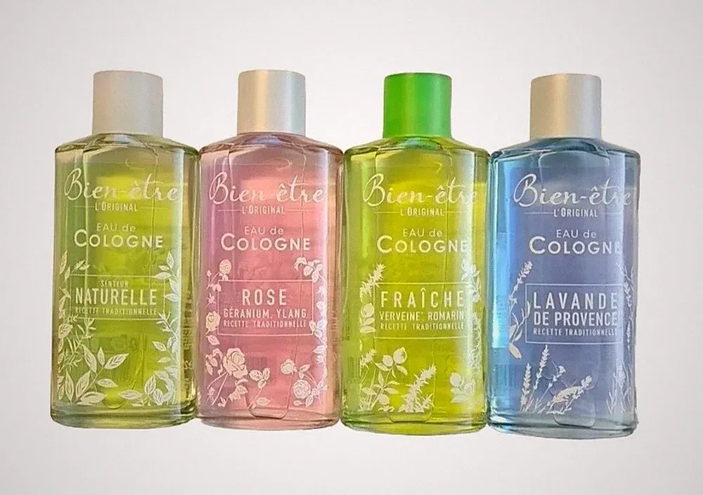 Bien Etre Eau de Cologne Lavande Provence Fraiche Naturelle Rose Varianten