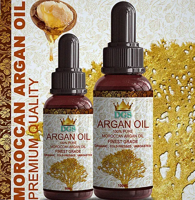 Bio Arganöl 100% kaltgepresst rein nativ vegan für Haar Bart & Hautpflege