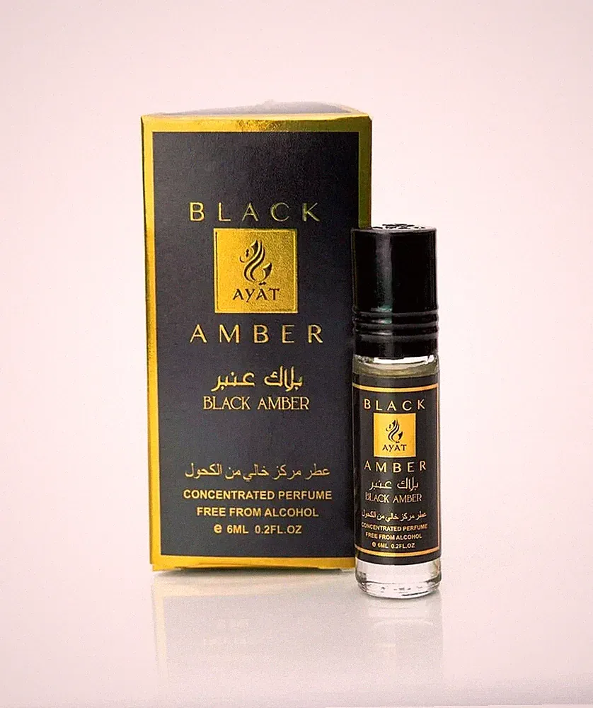 Black Amber 6ml Unisex Parfümöl – Ayat Perfumes – Alkoholfrei