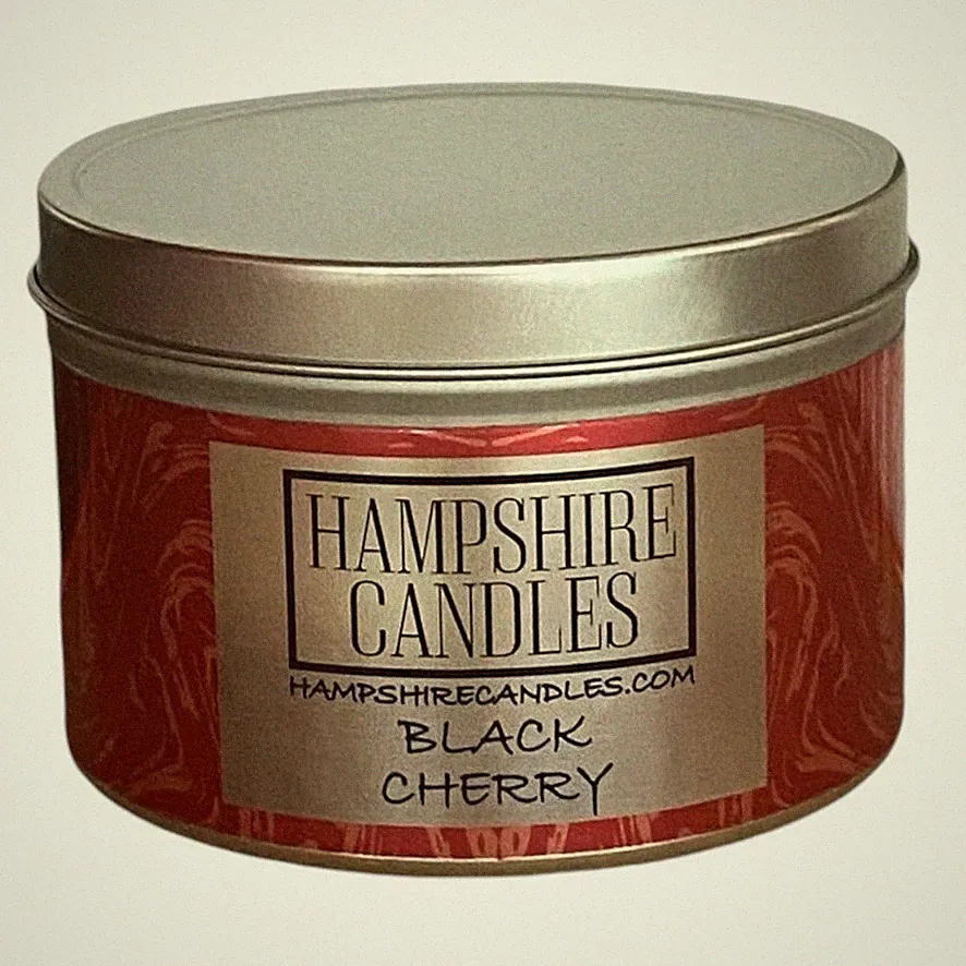 Black Cherry Duftkerze | Reichhaltiger fruchtiger Duft | Langanhaltende Sojawachskerze