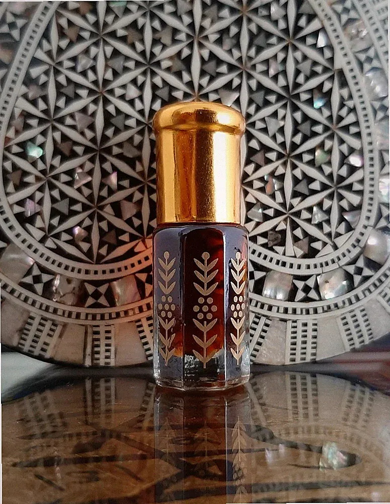 Black Musk-Rose Schwarzer Moschus 3ml Attar Misk Parfümöl Duftöl hohe Qualität