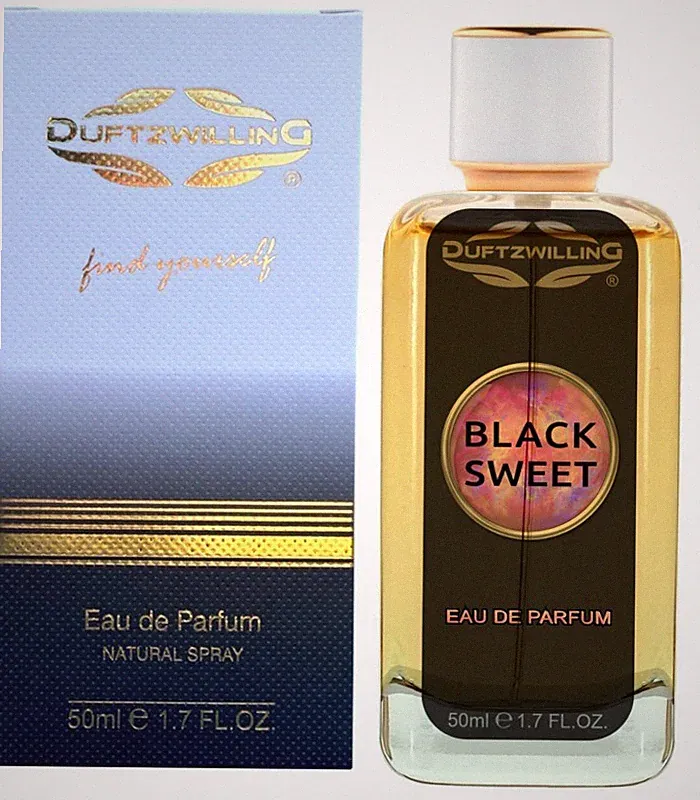 BLACK SWEET von DuftzwillinG ® 50ml Eau de Parfum DAMEN Parfüm EdP süß~gourmand