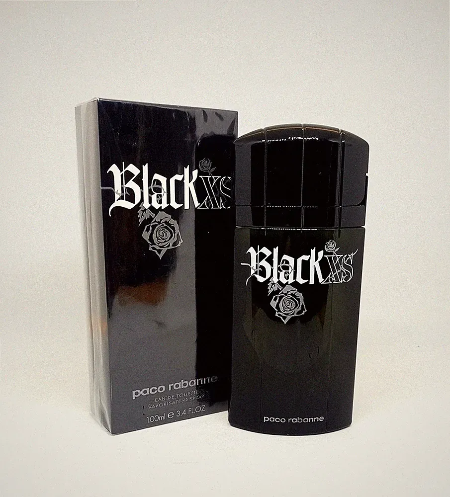 BLACK XS Paco Rabanne 100 ml. eau de toilette spray FORMATO ANTIGUO - PRECINTADO