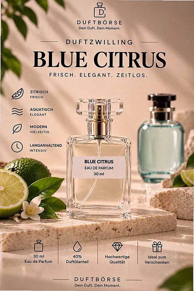 Blue Citrus Duftzwilling 30ml Eau de Parfum 40% Duftöl