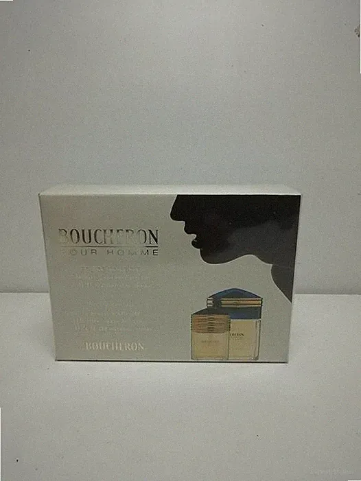 Boucheron Pour Homme Eau De Toilette 50ml Spray + Eau De Parfum 15ml Spray