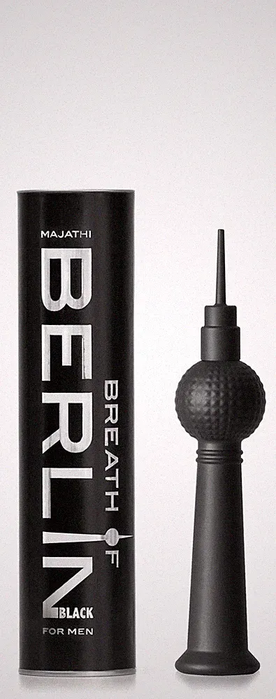 BREATH OF BERLIN BLACK Men Eau de Toilette 20 ml, Berlin Geschenk, Herren Parfum