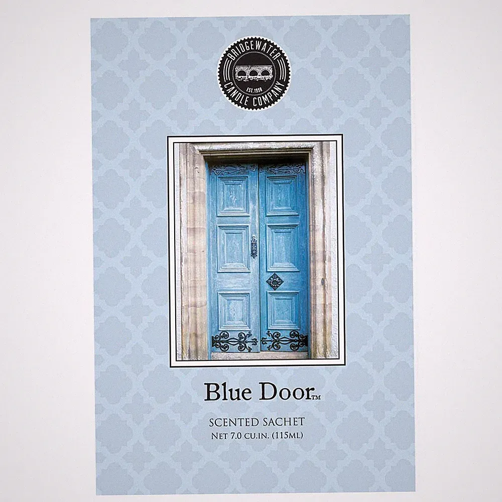 BRIDGEWATER Duftsachet BLUE DOOR hellblau Papiertüte mit Duft Tonerde Parfümöl