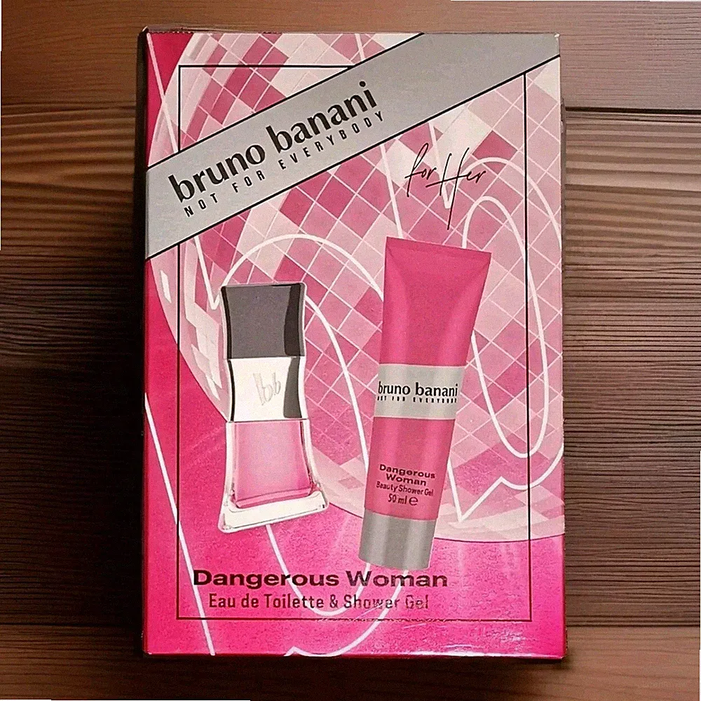 Bruno Banani Dangerous Woman Eau de Toilette EDT 30 ml & Duschgel 50 ml, Parfüm