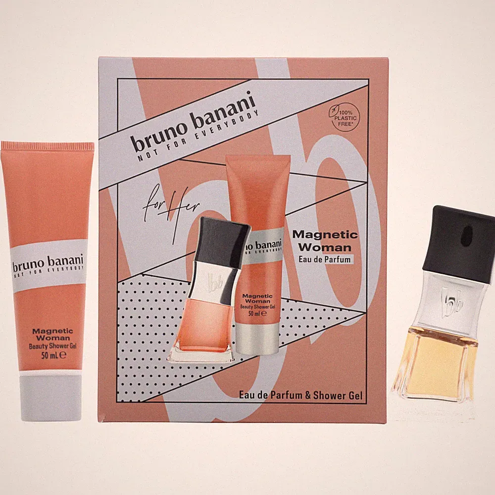 bruno banani Geschenkset Magnetic Woman Eau de Parfüm 30ml Duschgel 50ml