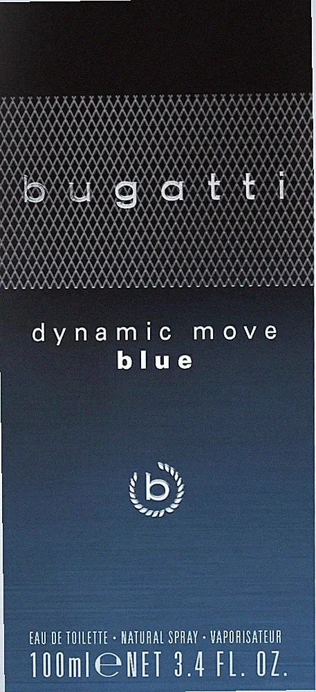 bugatti DYNAMIC MOVE BLUE Eau de Toilette EdT Spray frisch zitrischer Duft 100ml