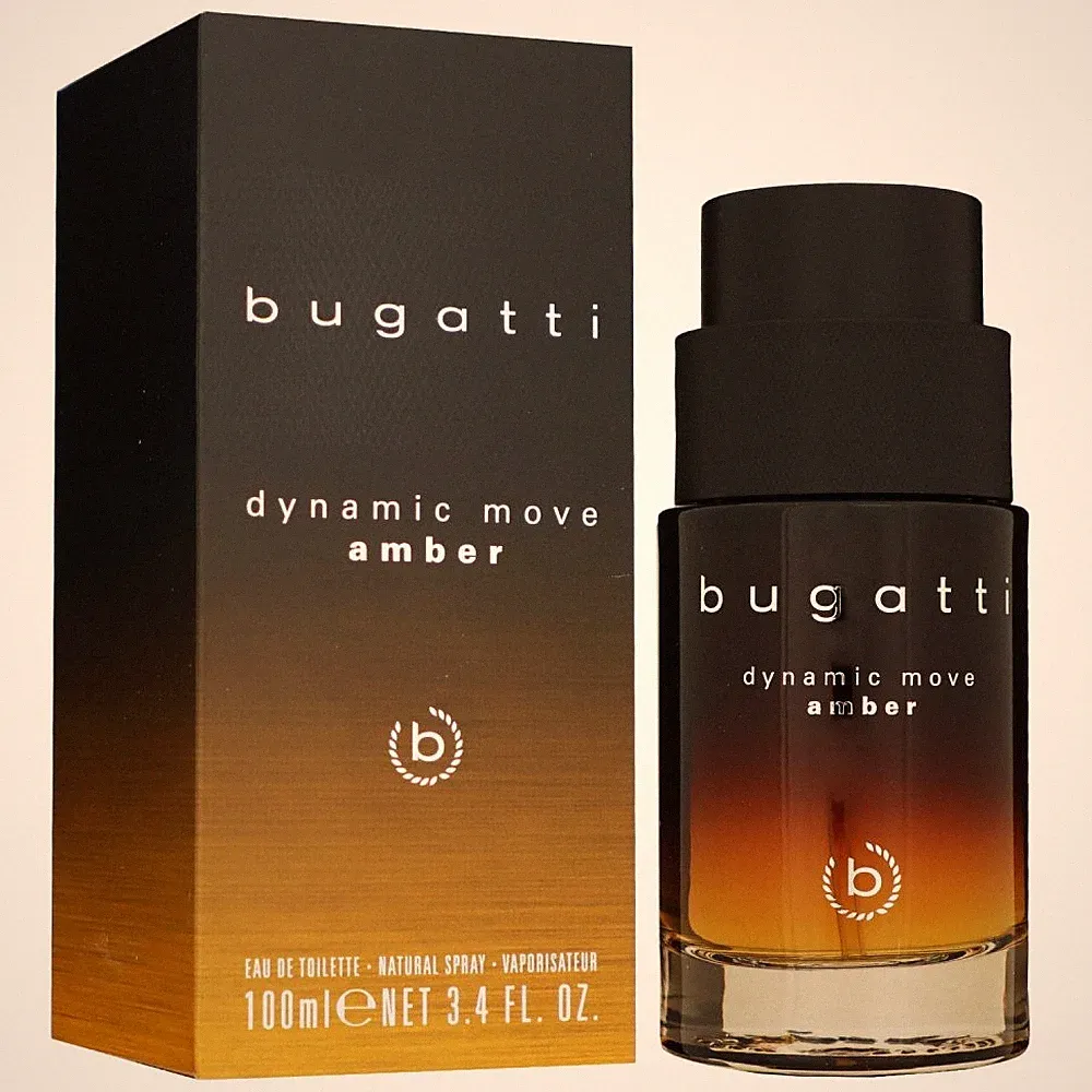 Bugatti Fashion Dynamic Move Amber 100 ml Eau de Toilette EDT Herrenduft