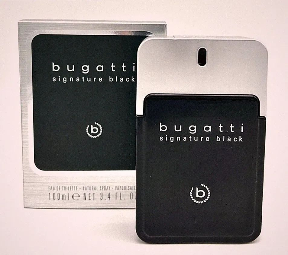 ✅ Bugatti Signature Black Herren Parfum EdT Duft Eau de Toilette 100ml Neu OVP ✅