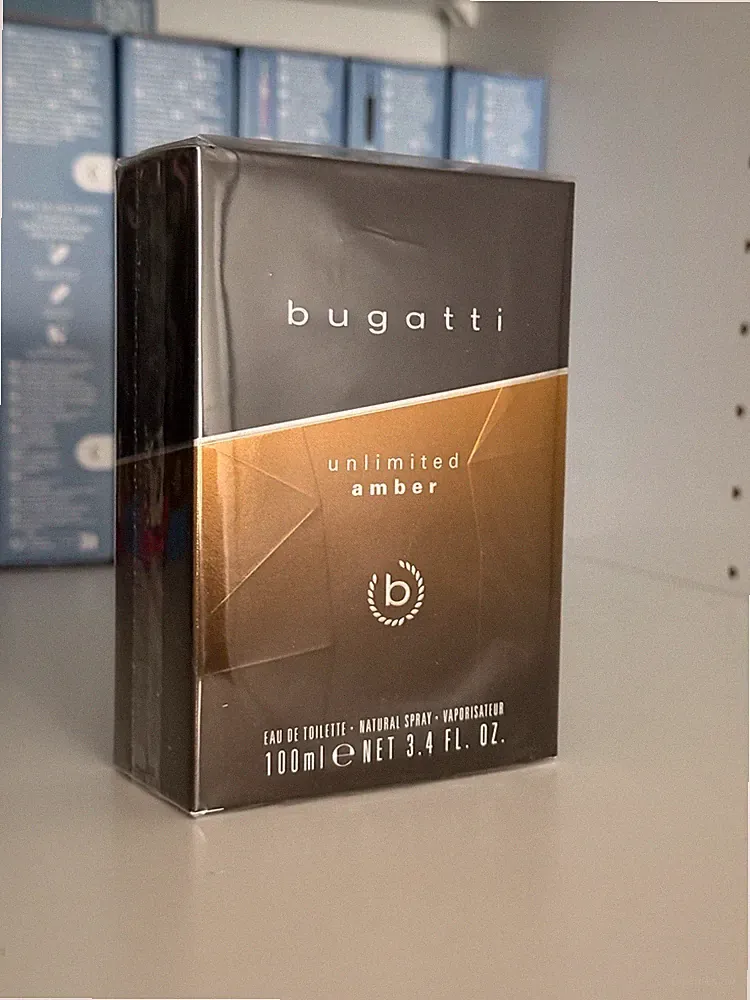 bugatti unlimited amber Eau de Toilette, Herren Parfum 100 ml