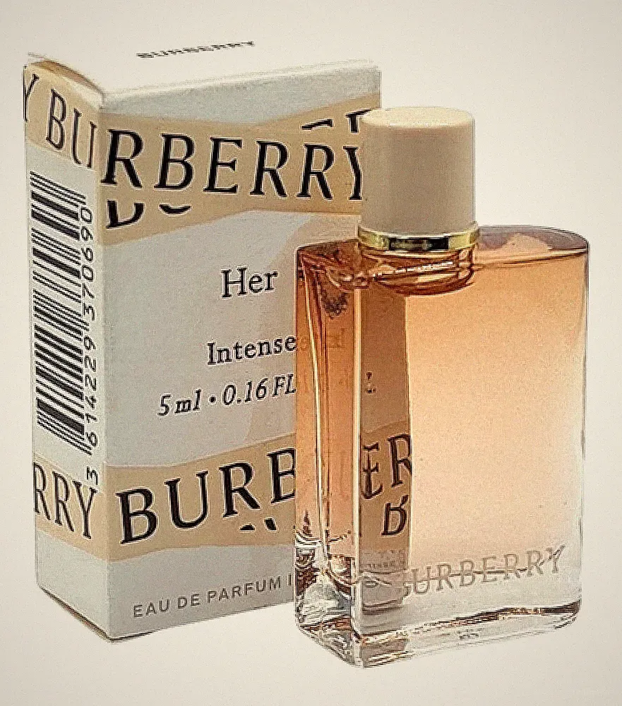 BURBERRY Her INTENSE 5 ml Eau de Parfum Miniatur Neu & Ovp Damen-EdP-Intense