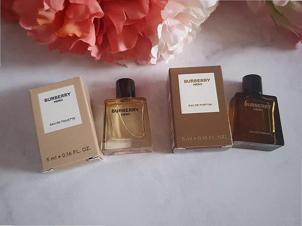 Burberry 🦅 HERO 🪶 Eau De Parfum + Eau De Toilette Miniatur 5ml NEU OVP Set