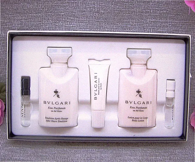 Bvlgari Au Parfumee au the Blanc After Shave, Body Lotion, Parfum 💜 Travel Set