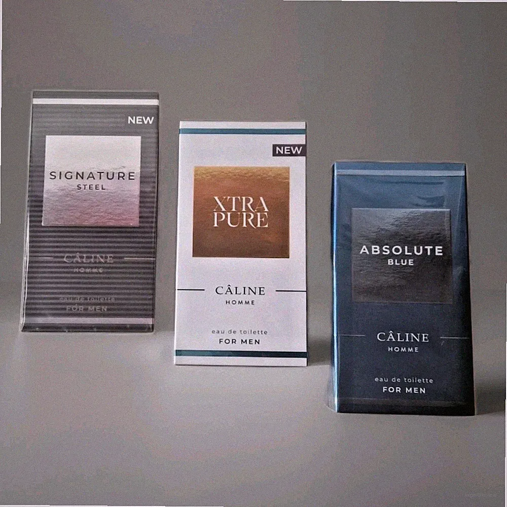 CÂLINE Herren Set – Xtra Pure, Absolute Blue, Signature Steel – 3×60 ml EdT OVP