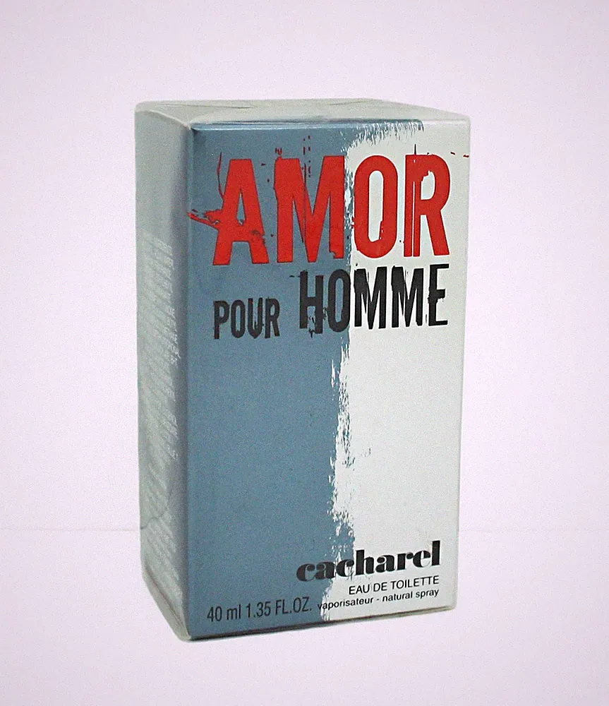 Cacharel, Amor Pour Homme, Eau de Toilette Natural Spray, 40ml. Neu Versiegelt