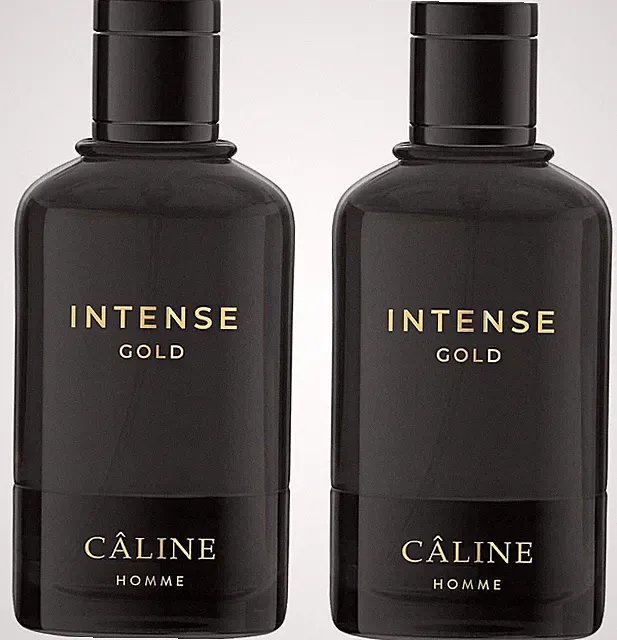 ✅ Caline Homme INTENSE GOLD Eau de Toilette EdT Spray for Men 2x 60ml ✅