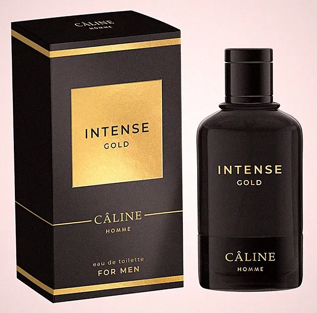 Caline INTENSE GOLD Eau de Toilette for Men EdT Spray Herren Duftzwilling 60 ml