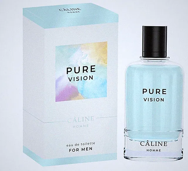 Caline PURE VISION Eau de Toilette for Men EdT Spray frisch würziger Duft 60ml