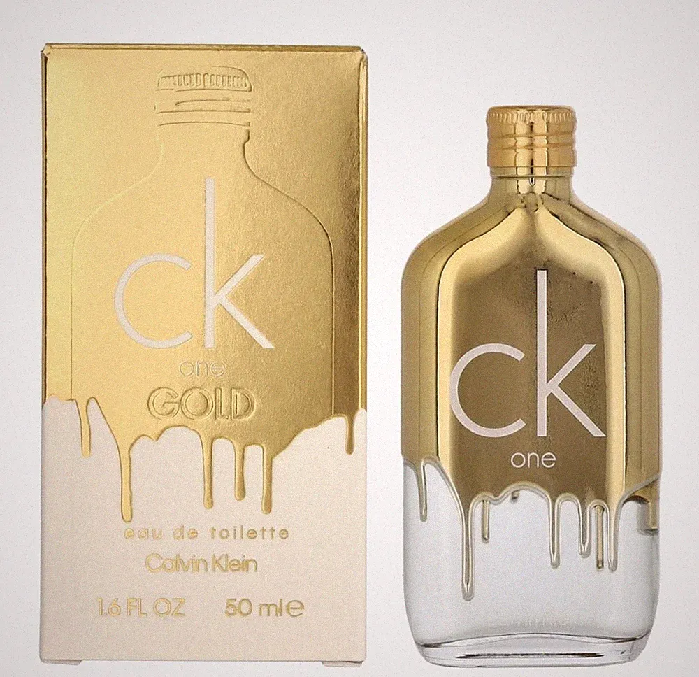 Calvin Klein CK Gold Eau de Toilette Parfum 100ml Herrenduft Neu OVP