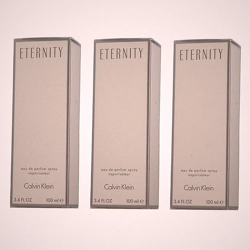 Calvin Klein Eternity EDP - Eau de Parfum 100ml - 3x
