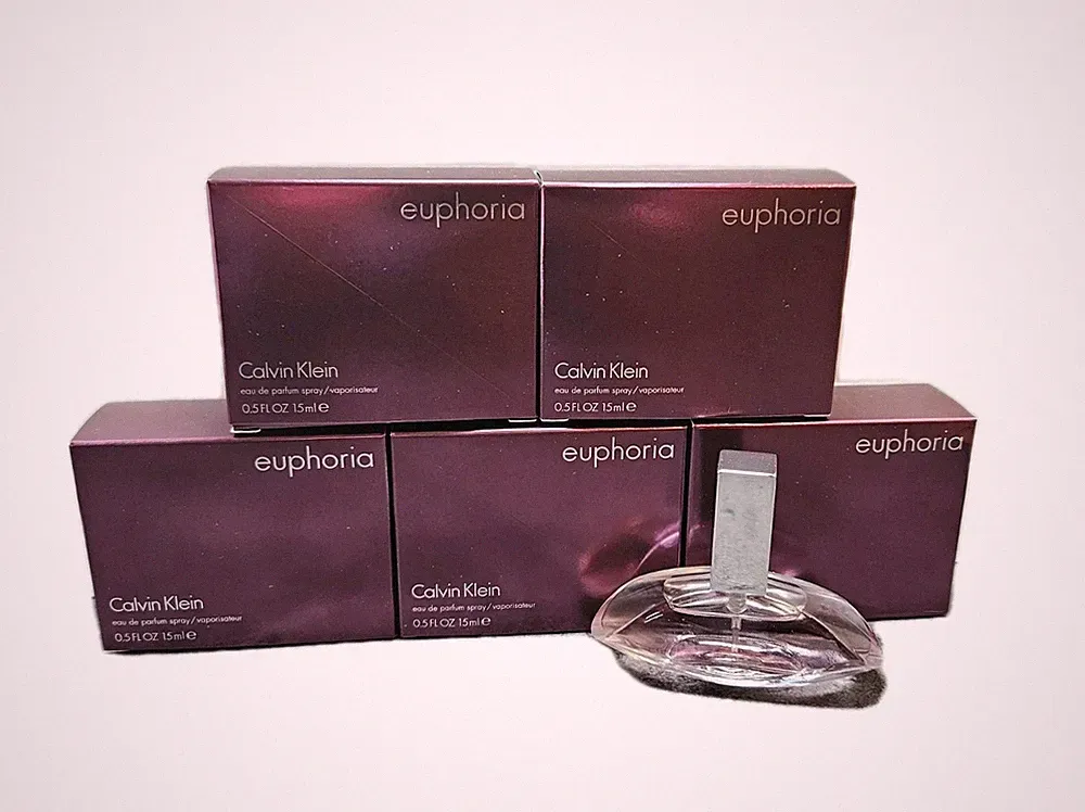 Calvin Klein Euphoria Woman 75 ml Eau de Parfum Spray 5x 15 ml