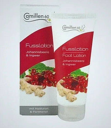 Camillen 60 Fußlotion Johannisbeere & Ingwer ~ Fußcreme~ MHD 09/ 2025 erreicht