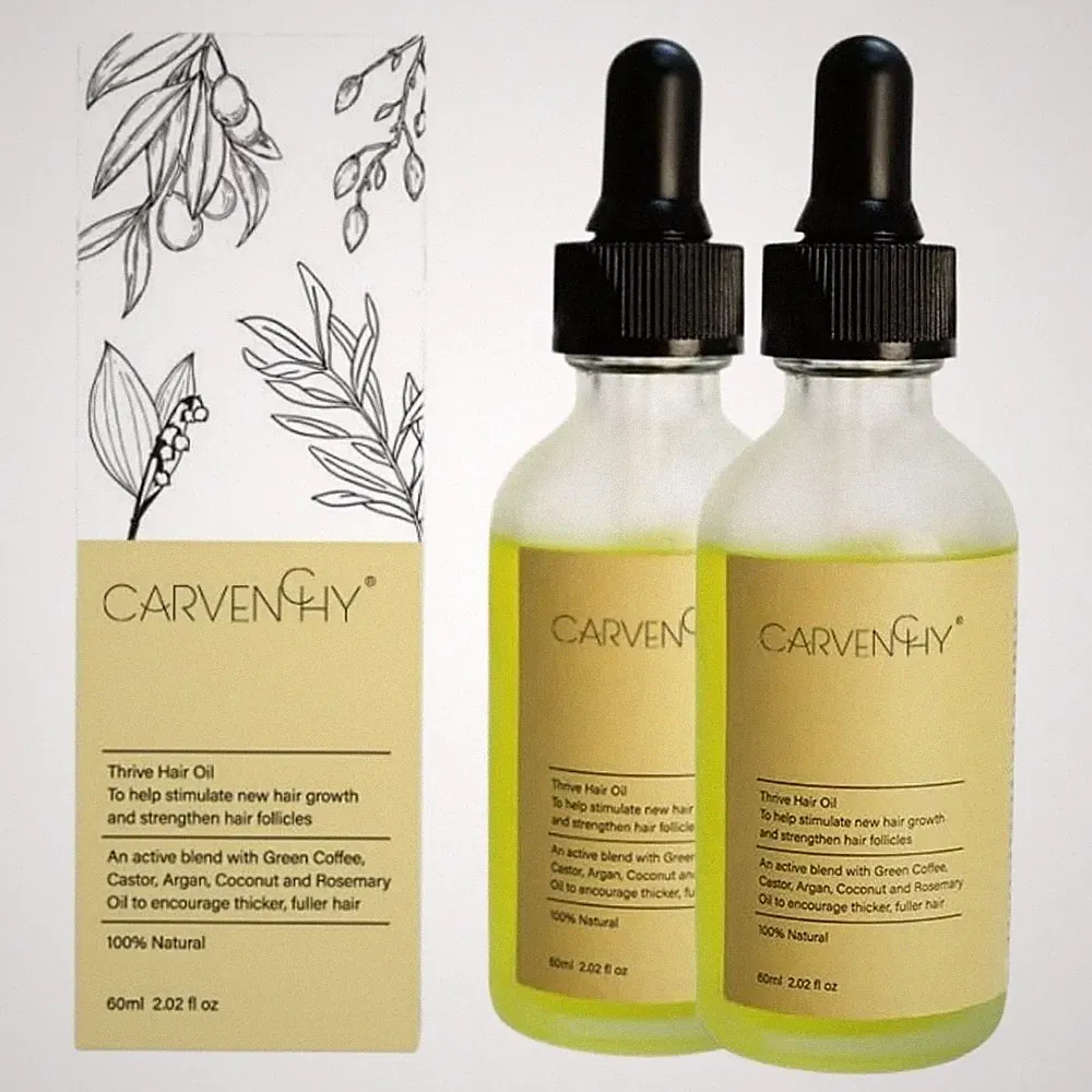 CARVENCHY Natürliches Haaröl mit Rosmarin, 60 ml, Haarwachstum, Dichteres Haar