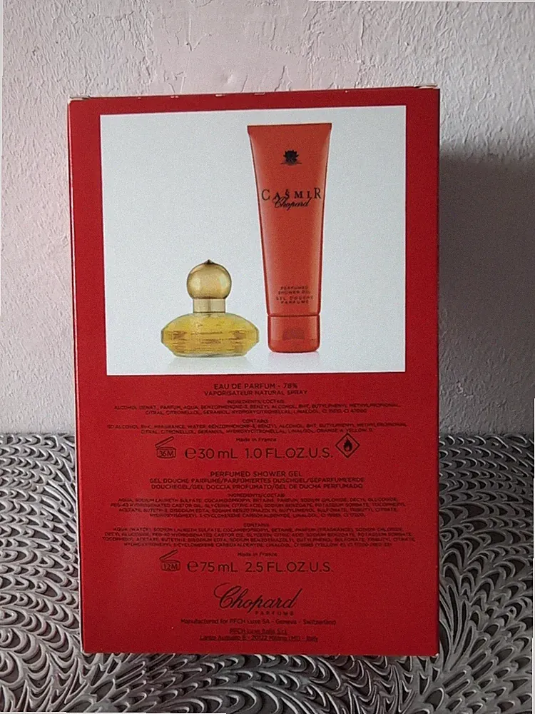 Casmir Chopard Eau De Parfum 30ml, Showergel 75ml -Neu OVP