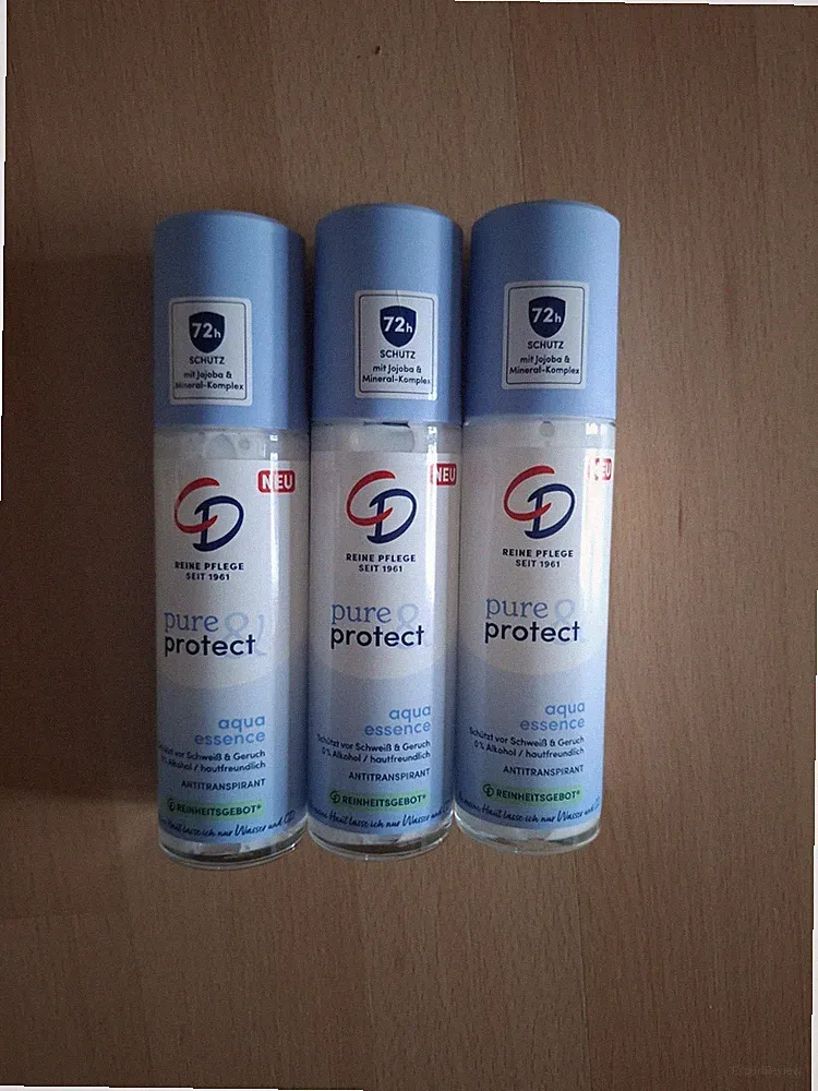 CD pure & protect Antitranspirant 3x Deo Zerstäuber