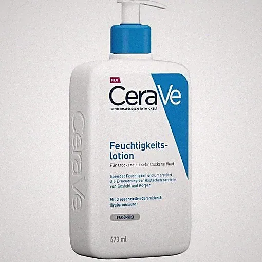 CeraVe Feuchtigkeitslotion parfümfrei mit Ceramiden & Hyaluronsäure 473ml
