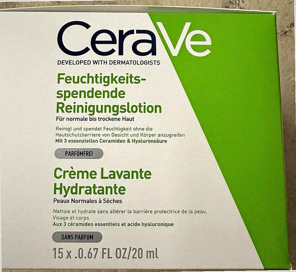 CeraVe Hydrating Cleanser Reinigungslotion parfümfrei 15 x 20 ml Mini