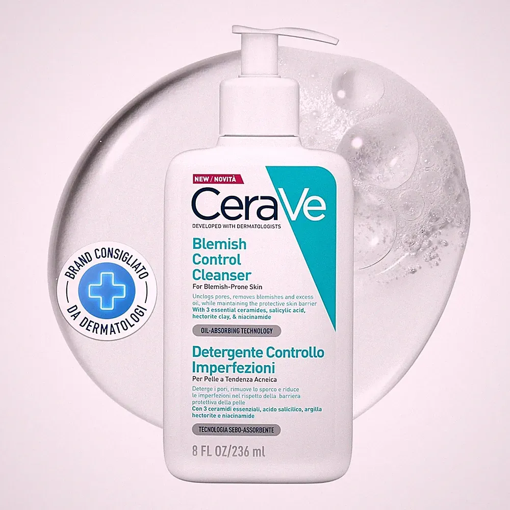 Cerave Porentiefe Reinigung, Schäumendes Reinigungsgel Mit Salicylsäure Für Das