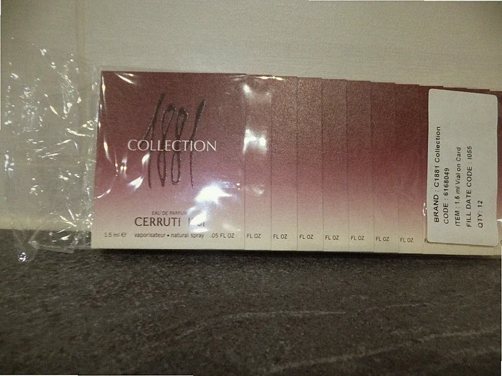 Cerruti 1881 Collection Eau de Parfum 12 x 1,5 ml.18 ml.