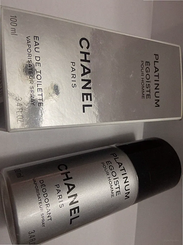 Chanel EGOISTE PLATINUM EAU DE TOILETTE SPRAY 100 ml+ Deodorant Spray 100ml