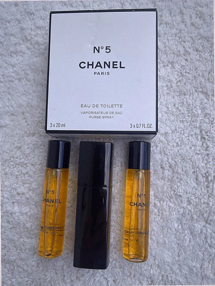 CHANEL N°5 Paris Eau de Toilette Purse Spray 3 x 20 ml in OVP neu 3145891051209