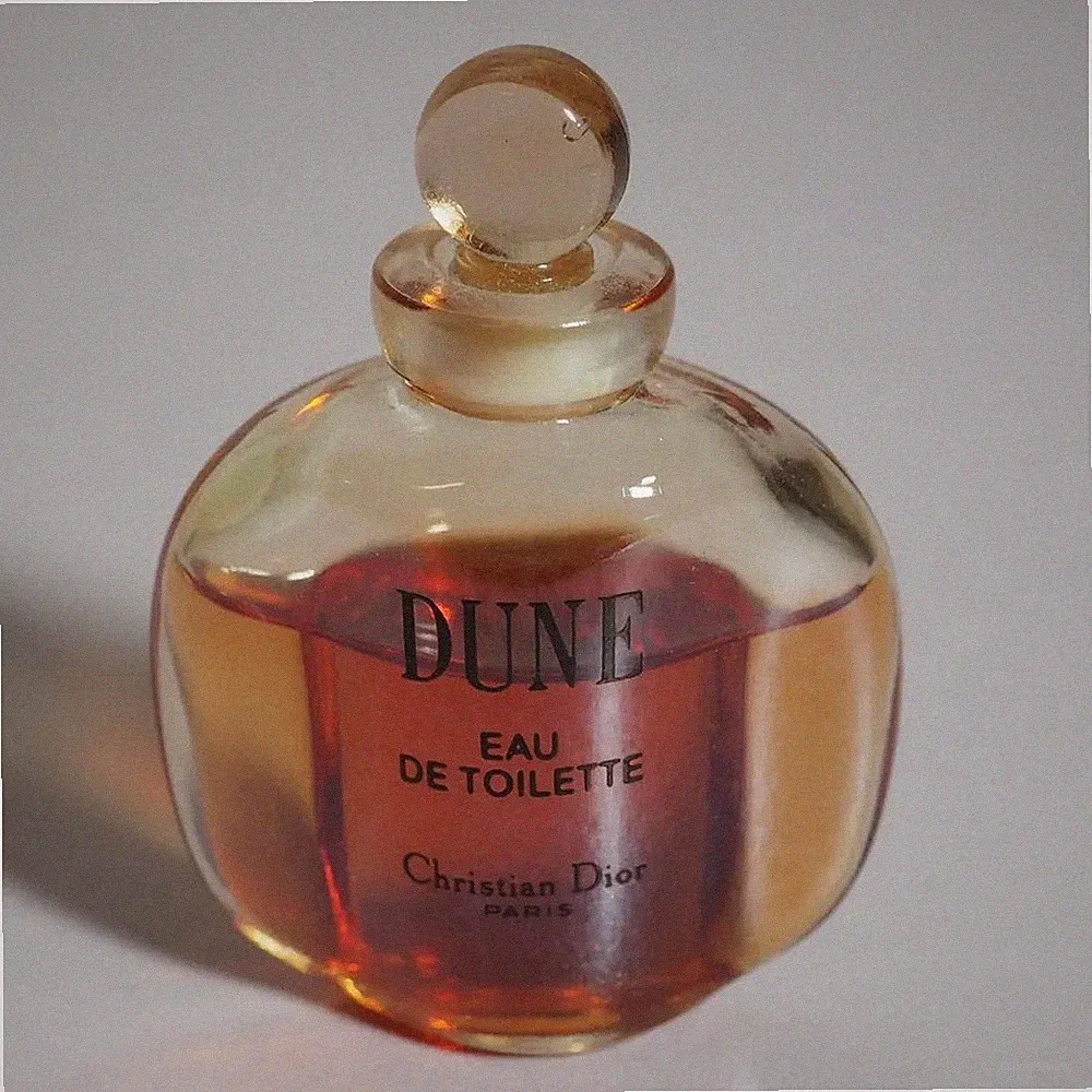 Christian Dior Dune Eau de Toilette EDT Miniatur 3x3cm Parfüm Sammler Rare Vinta